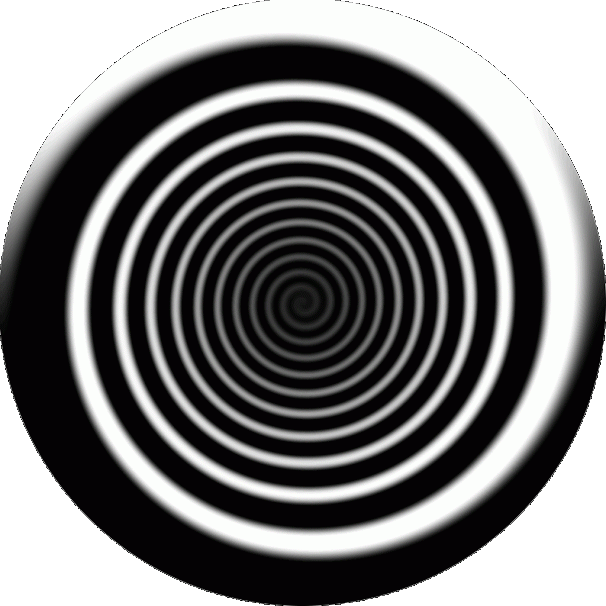 Spiral 11 - animated spiral image, black and white