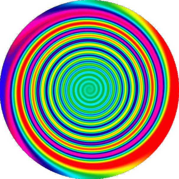 Spiral 8 - animated spiral image, multicolor