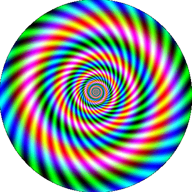 Spiral 1d - animated spiral from reference image